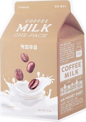 Apieu Maseczka do twarzy Milk One-pack Coffee ujedrniajaca 20g 8806185780285 (8806185780285)