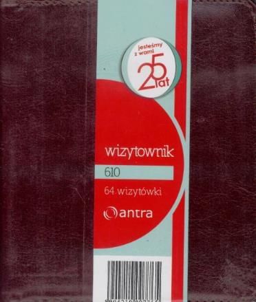 Antra Wizytownik 64 dwuklatkowy 610 braz (233388) 233388 (5904210007765) biroja tehnikas aksesuāri