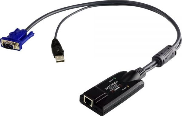 Aten ATEN KA7175 KVM-Adapter, CPU-Module, VGA, USB 2.0, LAN 62637C (4710423775732) kabelis datoram