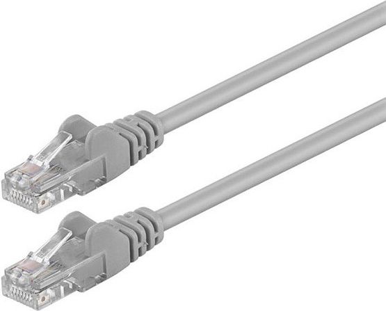 Goobay CAT 5e patch cable, U/UTP RJ45 male (8P8C), RJ45 male (8P8C), 10 m, Grey 4040849683473 tīkla iekārta