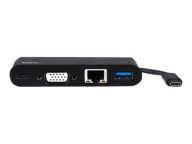 Adapter USB StarTech StarTech USB C VGA MULTIPORT ADAPTER/USB PD CHARGING 60W USB 3.0 GBE