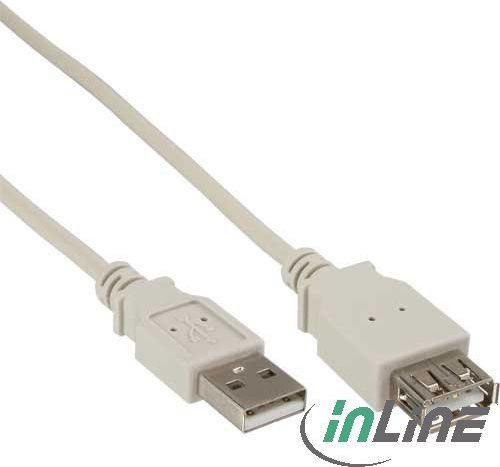 InLine 4043718076390 cable USB 0,3 m USB 2.0 USB A USB kabelis