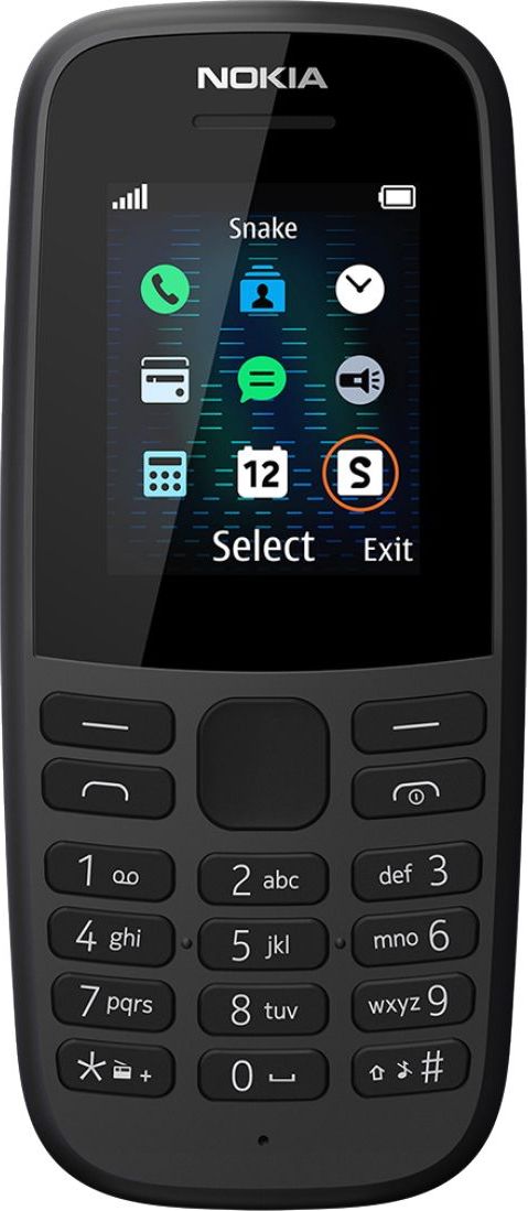 Nokia 105 Black Mobilais Telefons