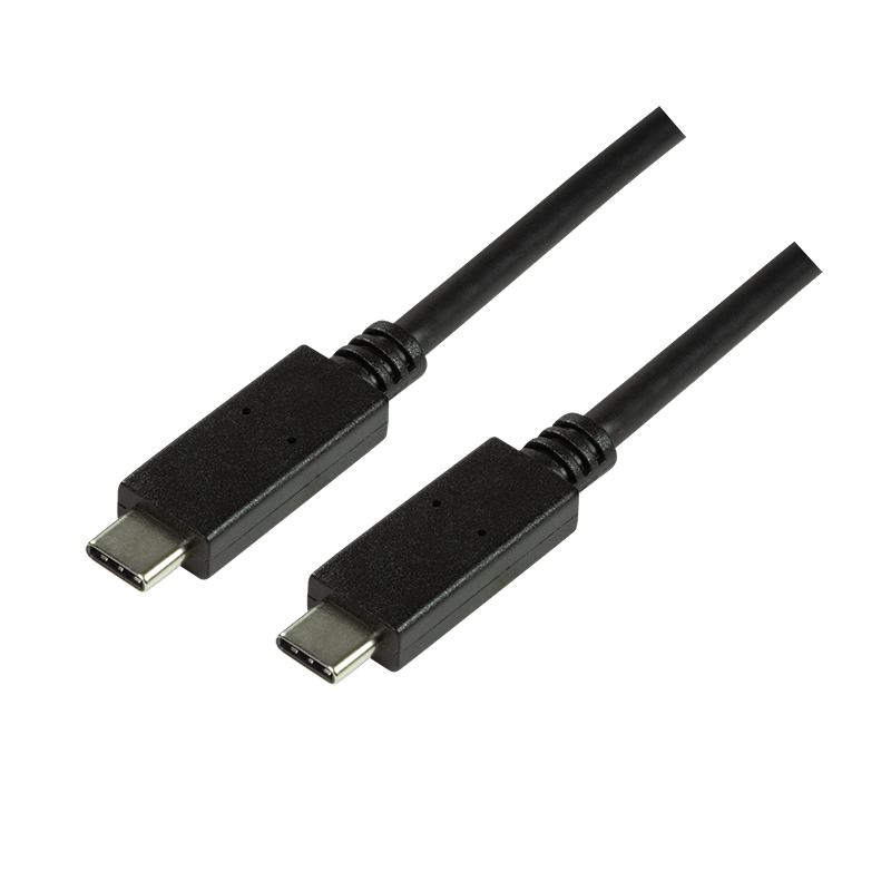 LOGILINK - USB-C 3.1 Gen2 connection cable, 1m, black USB kabelis