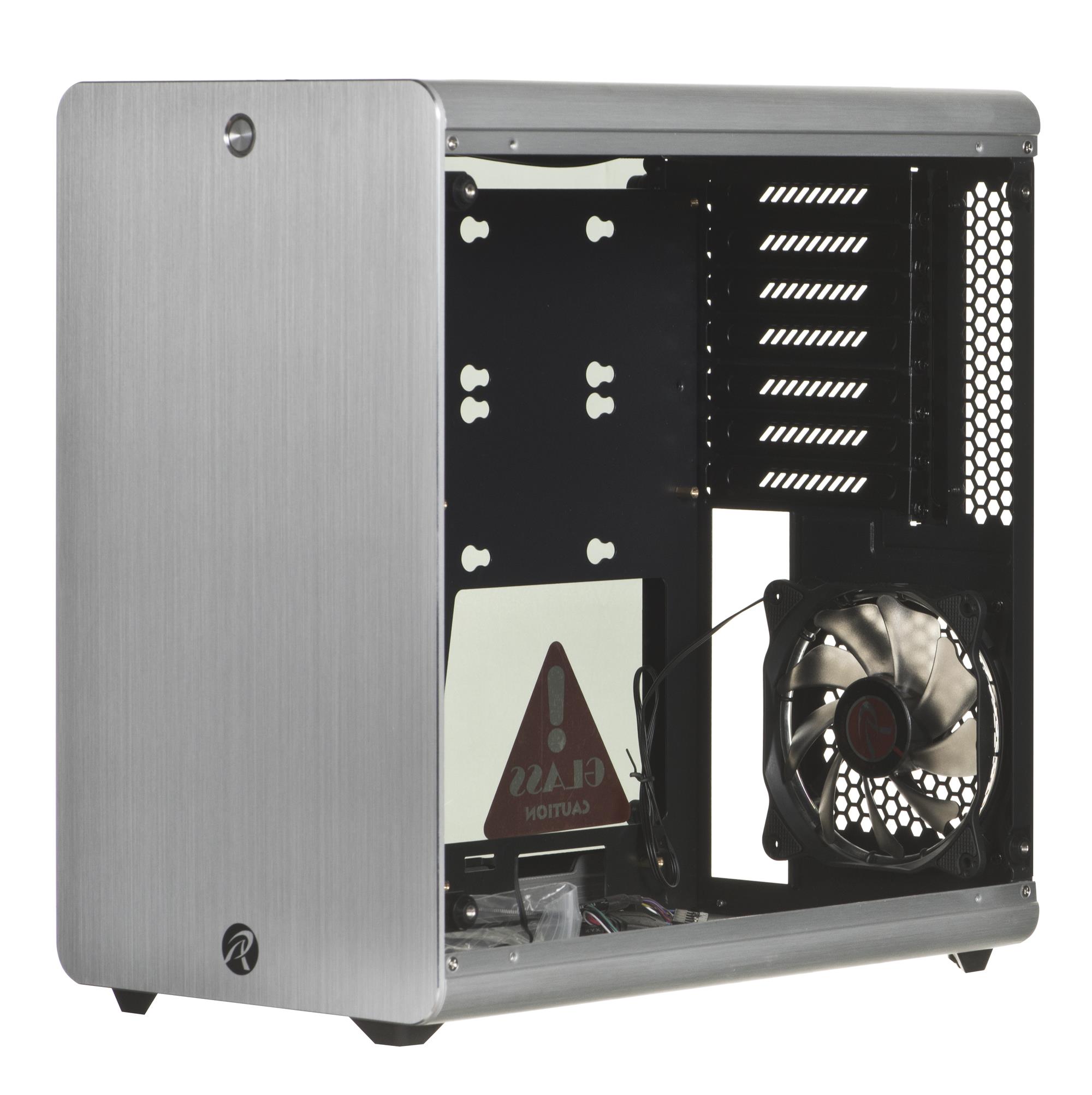 RAIJINTEK THETIS Midi-Tower - silver Window Datora korpuss