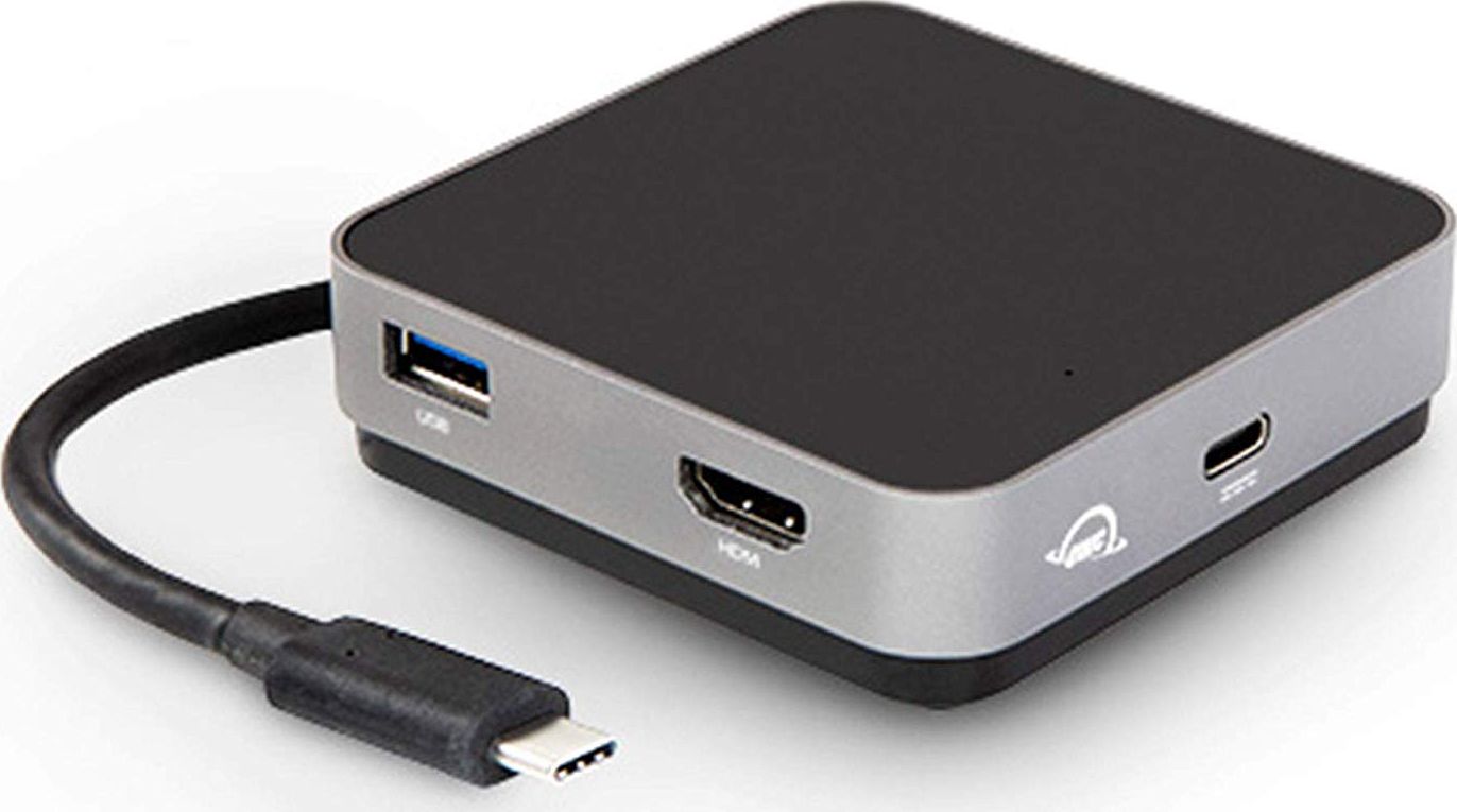 OWC USB-C Travel Dock Wired USB 3.2 Gen 1 (3.1 Gen 1) Type-C Grey aksesuārs portatīvajiem datoriem