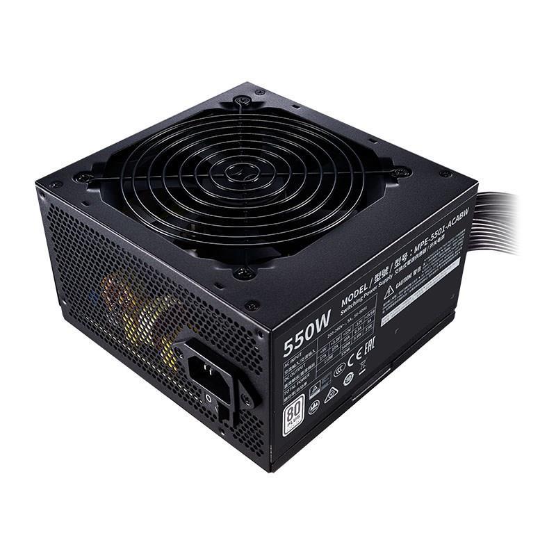 Cooler Master PSU 550W CoolerM. MWE White V2 230V 80+, cable type: flat black 4719512082003 Barošanas bloks, PSU