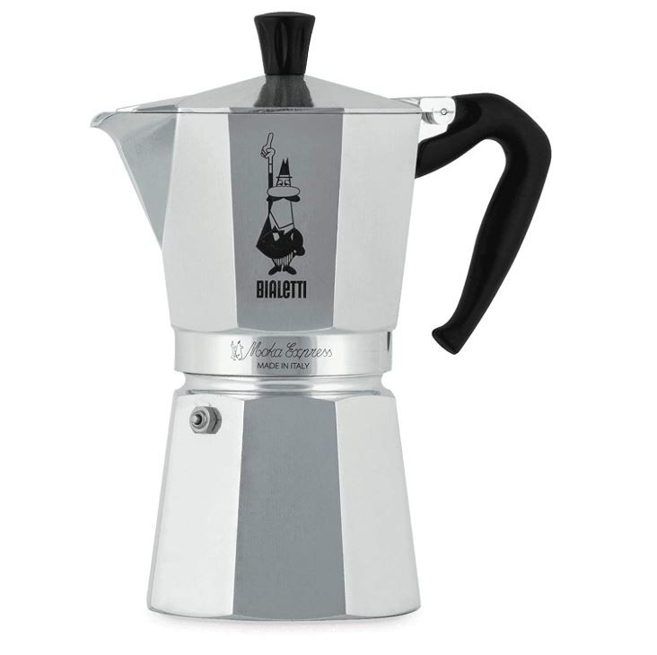 Bialetti Moka Express Stovetop Espresso Maker 9 cups piederumi kafijas automātiem