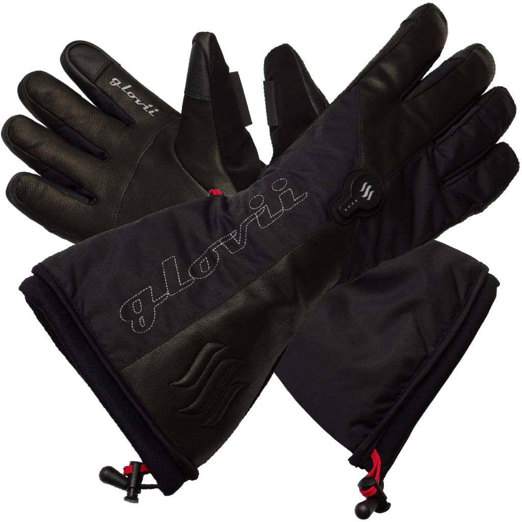 Glovii - Heated ski gloves black XL cimdi