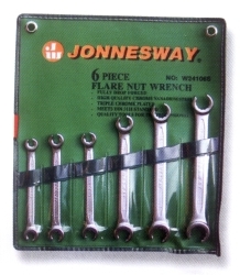 Jonnesway Komplet kluczy do przewodow hamulcowych 6szt. (W24106S) W24106S (4719152124064)