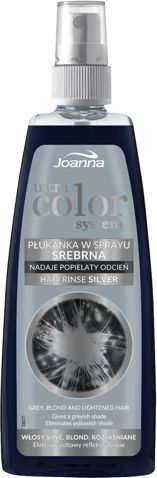Joanna Ultra Color System Plukanka do wlosow srebrna w sprayu 150ml 525967 (5901018016784)