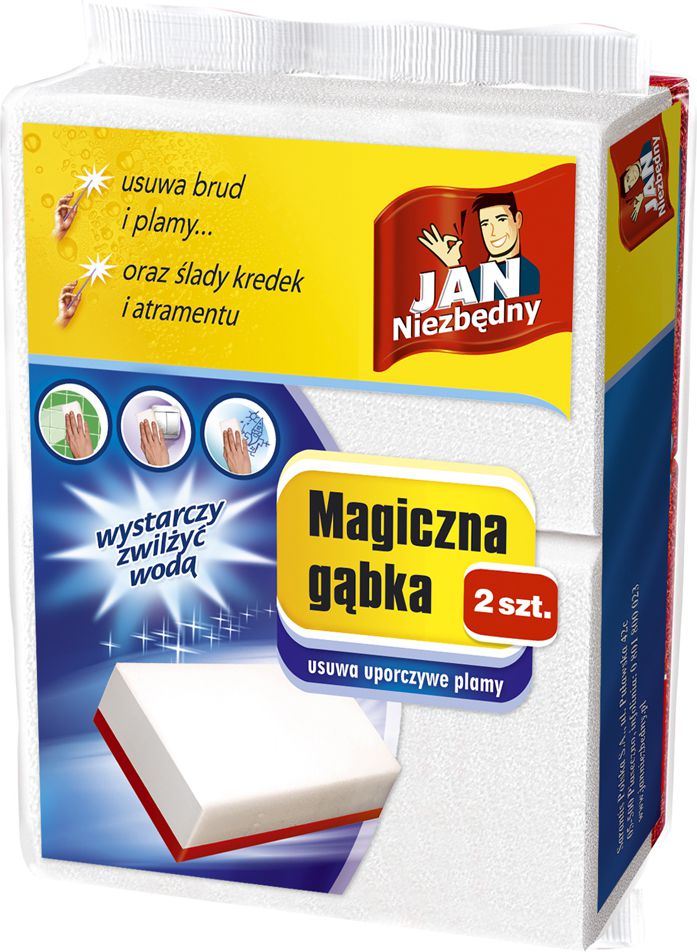 JAN Niezbedny Magiczna gabka 2szt (8571013819) 8571013819 (5900536235417) Virtuves piederumi