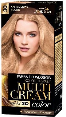 Joanna Multi Cream Color Farba nr 30 Karmelowy Blond 525081 (5901018013189)