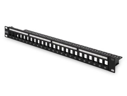 DIGITUS Patchpanel 1HE 24-Port Rackmount Modular geschirmt