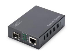 DIGITUS Konverter Gigabit PoE Media SFP/RJ45 tīkla iekārta