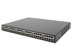 DIGITUS Professional 24 Port Gigabit PoE + Injektor adapteris