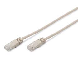 DIGITUS Premium - patch cable - 10 m - gray kabelis, vads