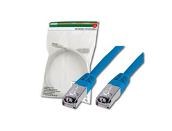 DIGITUS Premium - Patch- Cable - RJ- 45 (M) - RJ- 45 (M) - 3,0m - SFTP - CAT 5e - with kink Protection - blue (DK- 1531- 030/B) datortīklu aksesuārs