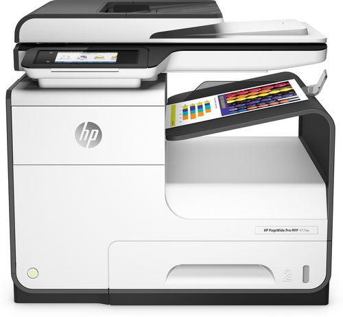 HP PageWide Pro 477dw Tintenstrahl-Multifunktionsgerat D3Q20B (A4, 4in1 Drucker, Kopierer, Scanner, Fax, USB, Duplex) printeris