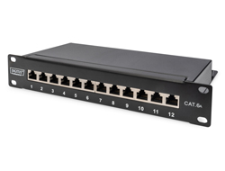 DIGITUS Cat.6A Patch Panel, geschirmt, 12-Port, 10