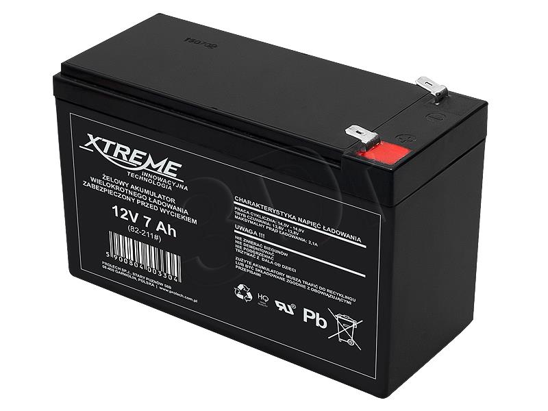 XTREME Rechargeable battery 12V 7.0Ah UPS aksesuāri