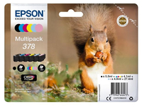 Epson Multipack Claria Photo HD T 378 (6 colors)          T 3788 kārtridžs