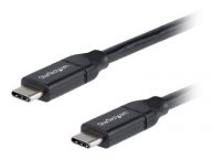 USB-C auf USB-C Kabel mit 5A Power Delivery - St/St - 50cm - USB 2.0 - USB-IF... adapteris