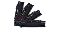 G.Skill memory D4 3600 64GB C16 GSkill Ripjaws V K4 4x16 GB Black 1,35V 16-19-19-39 operatīvā atmiņa