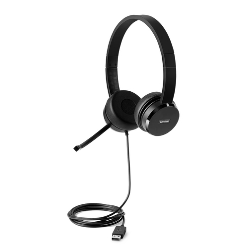 Lenovo 100 Stereo USB Headset (On-Ear) 4XD0X88524 austiņas