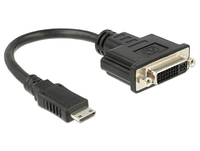 Delock Adapter HDMI Mini-C male > DVI 24+5 female 20 cm karte