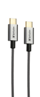 Verbatim Lighting Cable Sync & Charge 200cm Slate Grey USB kabelis