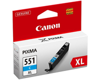 Ink Canon CLI551C XL cyan BLISTER with security | iP7250/MG5450/MG6350 kārtridžs