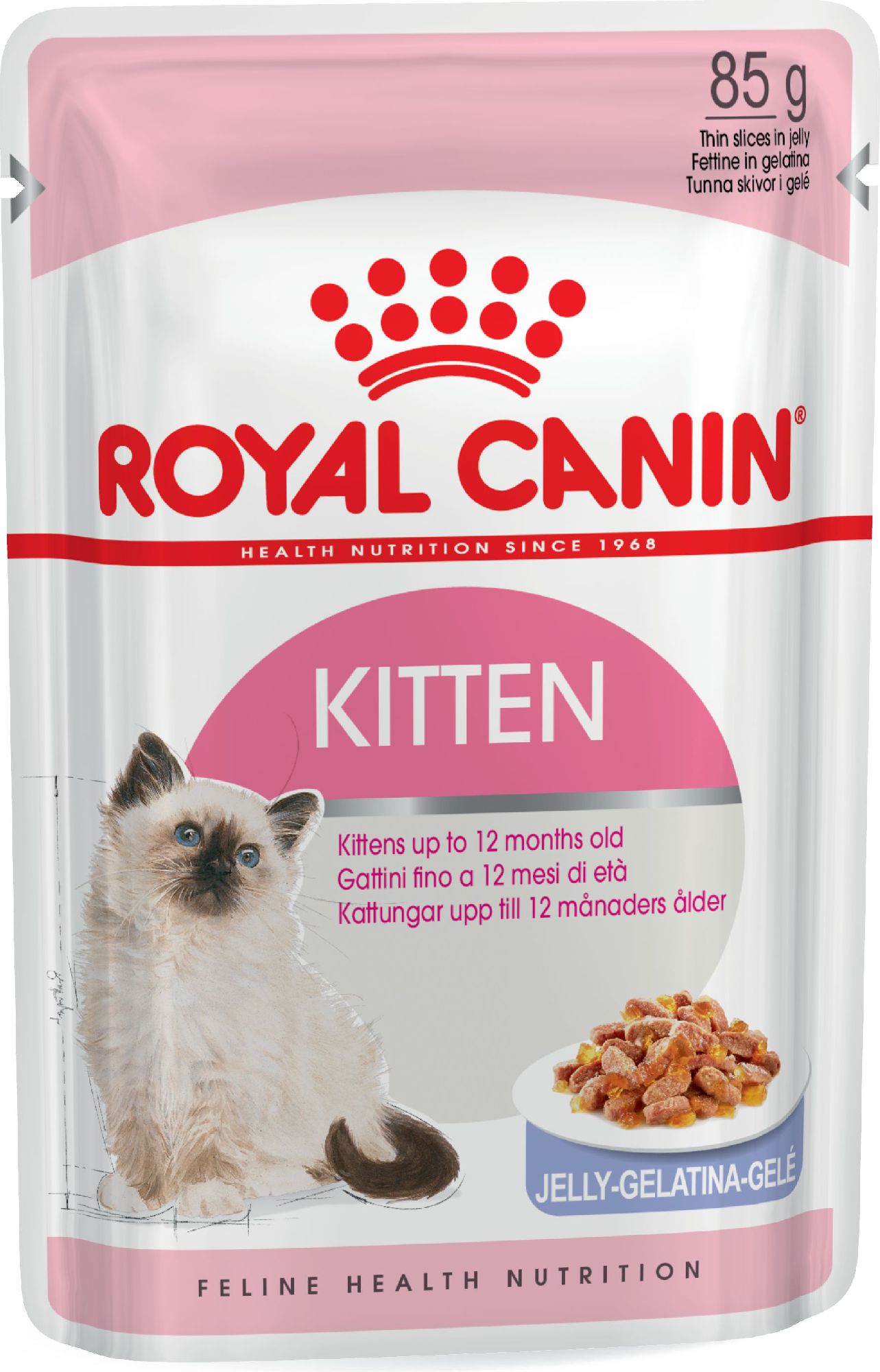 Royal Canin KITTEN INSTINCTIVE galaretka 85g saszetka VAT007894 (9003579007167) kaķu barība