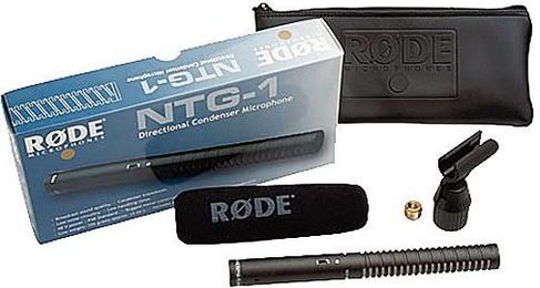 Mikrofon Rode NTG-1, black (400500010) austiņas