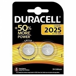 Duracell DL/CR 2025 Batteries - 2 Pack 5000394045514 Baterija