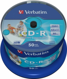 Verbatim CD-R 700mb 1x52 50gb matricas