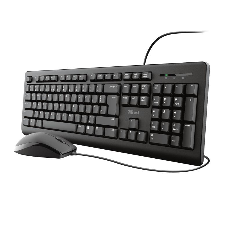 KEYBOARD +MOUSE OPT. PRIMO/ENG 23970 TRUST klaviatūra