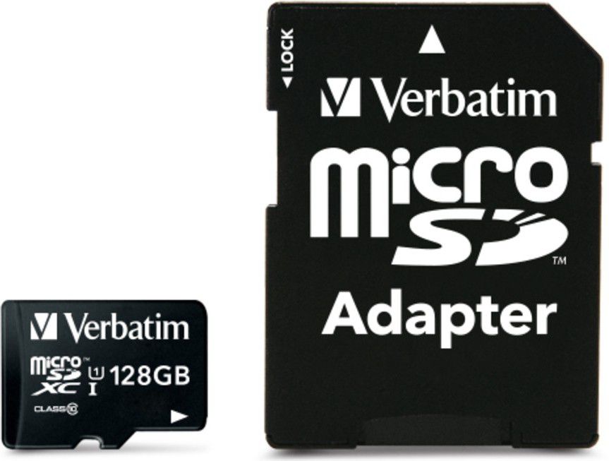 Karta Verbatim Premium MicroSDXC 128 GB Class 10 UHS-I/U1  (44085) 44085 (0023942440857) atmiņas karte