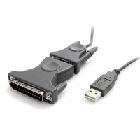 StarTech.com USB 2.0 auf Seriell RS232 / DB9 / DB25 Adapterkabel (ICUSB232DB25) adapteris