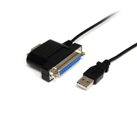 StarTech.com USB auf Parallel Adapter Kabel 1,8m - Centronics DB25 / IEEE1284... adapteris