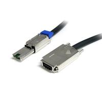 StarTech.com 2m externes Serial Attached SCSI SAS Kabel - SFF-8470 auf SFF-80... adapteris