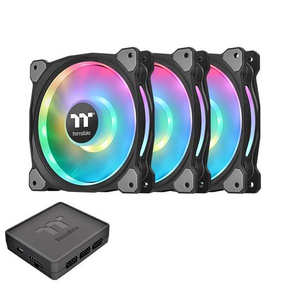 Thermaltake Riing Duo 12 RGB 3 Pack Dual Riing ventilators