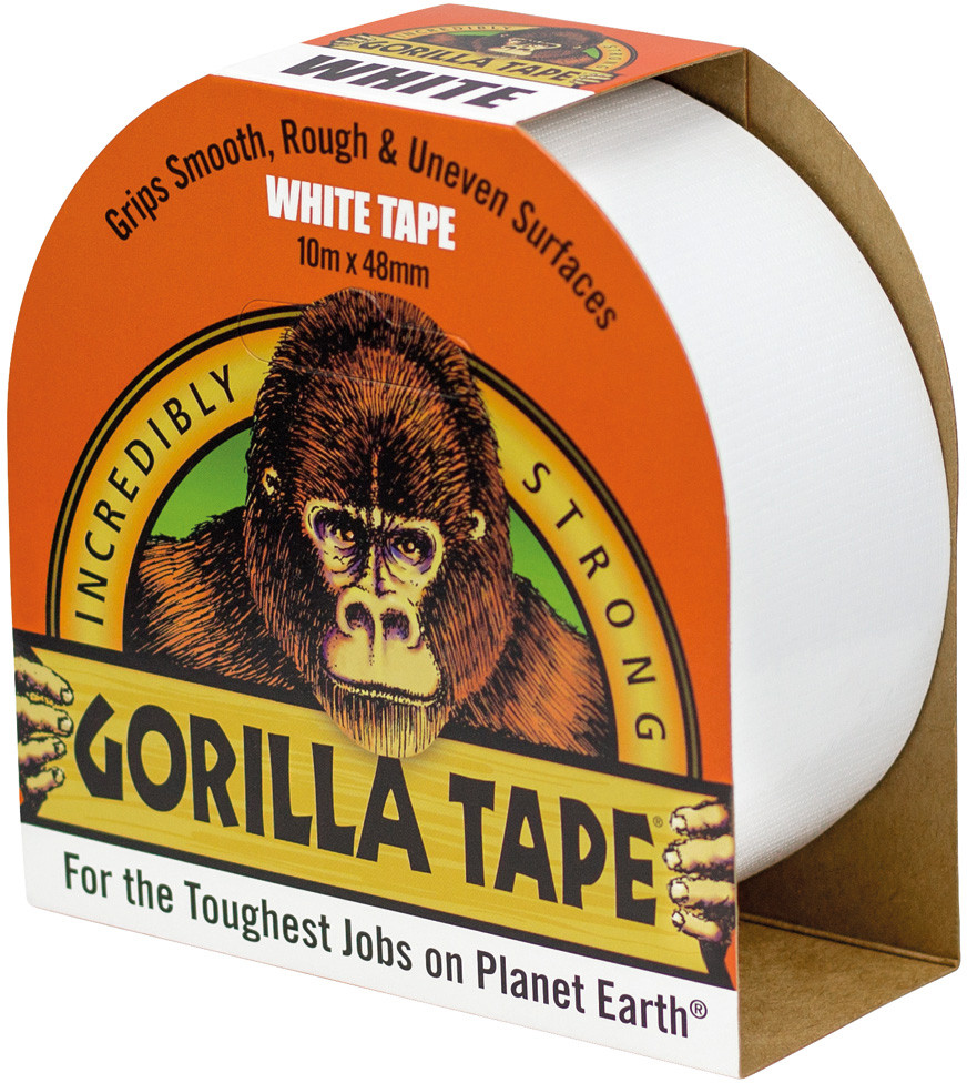 Gorilla tape 'White' 10m | Gorilla