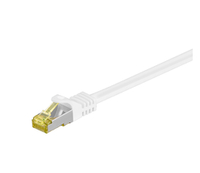 MicroConnect S/FTP CAT7 10m White LSZH PiMF ( Pairs in metal foil ) kabelis, vads