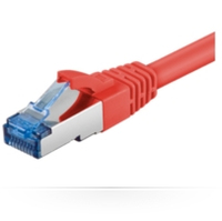 MicroConnect S/FTP CAT6A 1,5M Red LSZH PIMF( Pairs in metal foil) kabelis, vads