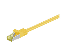 MicroConnect S/FTP CAT7 0.5m Yellow LSZH PiMF ( Pairs in metal foil ) kabelis, vads