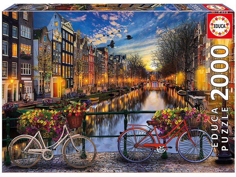 Educa 2000el Amsterdam (583975) puzle, puzzle