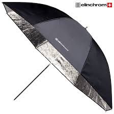 Elinchrom Elinchrom Umbrella Shallow silver 105cm - E26348 apgaismes ķermenis