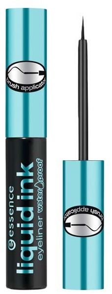 Essence Eyeliner Waterproof Liquid Ink Eyeliner Waterproof Black 3ml acu zīmulis