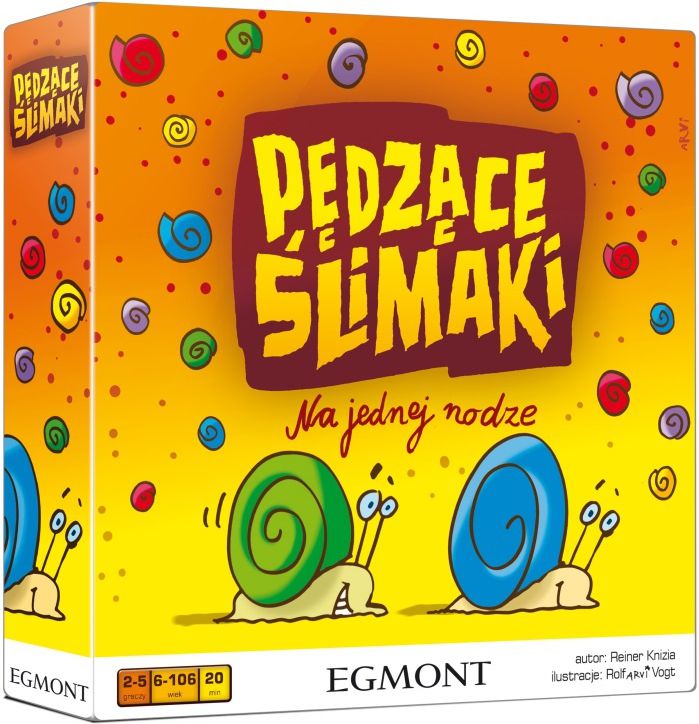 Egmont Gra planszowa Pedzace Slimaki 06396 (5908215006396) galda spēle